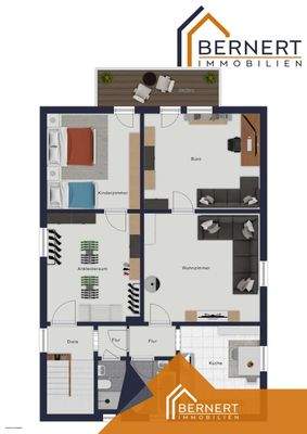 Grundriss visualisiert