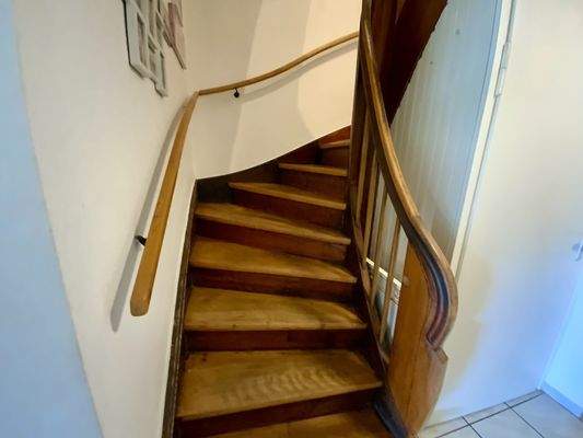 Treppe ins Oberteschoss