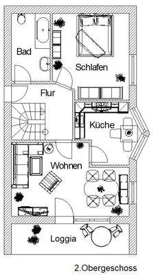 Grundriss  Obergeschoss