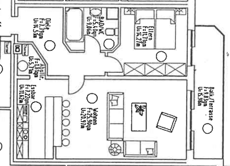 Grundriss Wohnung WE 3