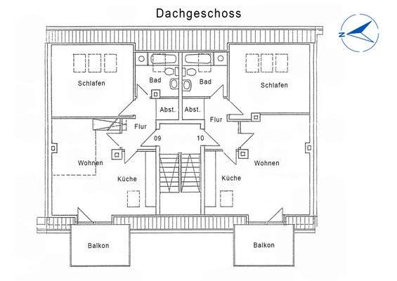 Grundriss Dachgeschoss