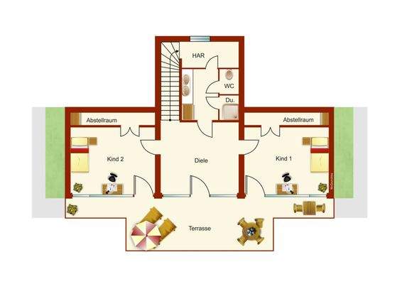 Gartengeschoss (n. maßstbl.)