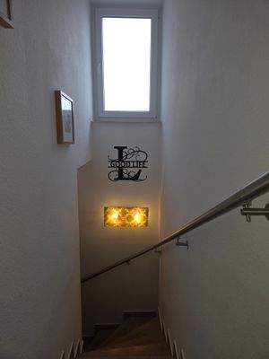 Treppe zum Untergeschoss