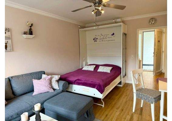 Wohn-:Schlafzimmer Ansicht. (1)