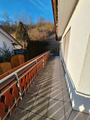 Balkon in den Garten