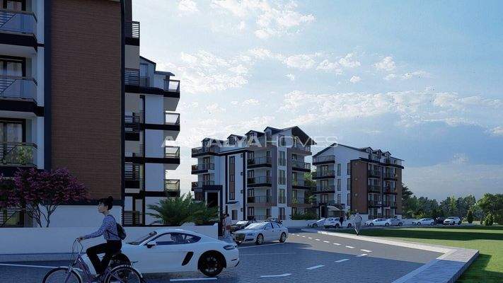 Stylish Flats in a Complex with Pool in Mugla Fethiye