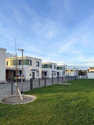 Kettenhausanlage in Holzmassivbauweise