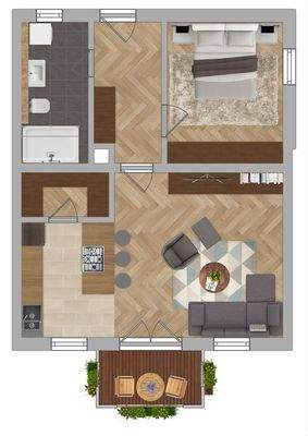 Wohnung 8, Obergeschoss