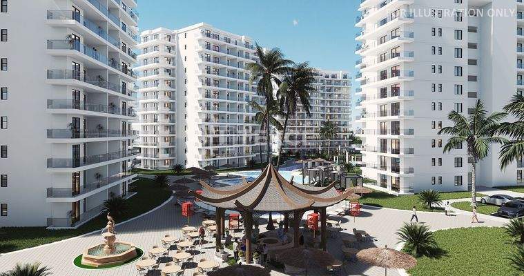 Chic Apartments in a Complex in İskele Long Beach