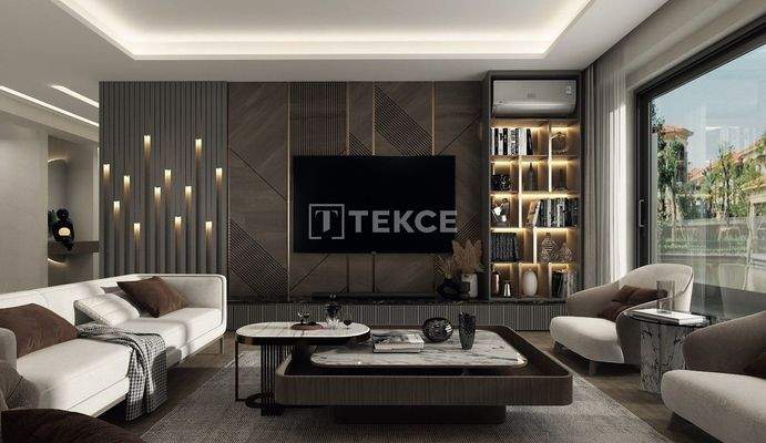 Apartments in a Complex with a Pool in İzmir Karşıyaka