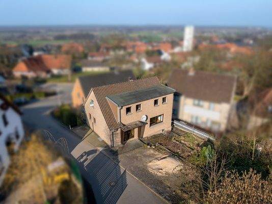 Süd-Ansicht Luftaufnahme verpixelt