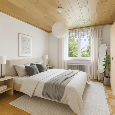 Visualisierung Einrichtungsidee Schlafzimmer  1