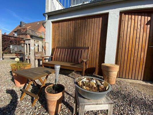 Sitzecke vor dem HWR