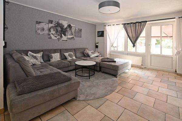 gemütliche Sitzecke im Wohnzimmer