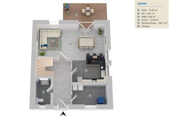 WE 3 Grundriss Erdgeschoss