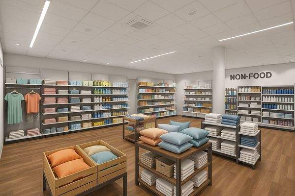 Visualisierung - Beispiel Non-Food-Supermarkt