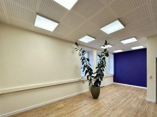 Blick in die Gewerbefläche