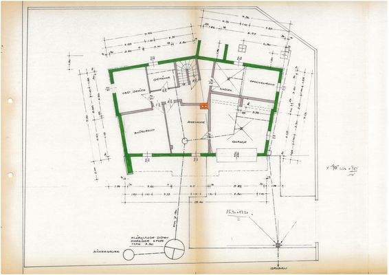 Bauplan Kellergeschoss