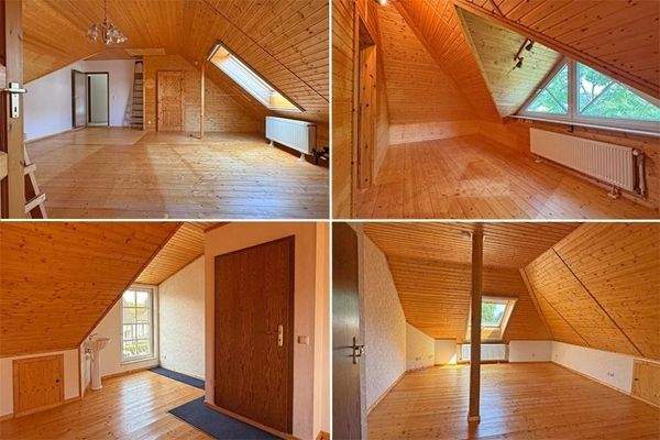 Räumlichkeiten im Dachgeschoss