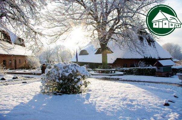 Der Gutshof im Winter