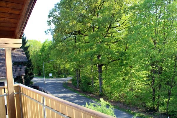 Blick vom Balkon