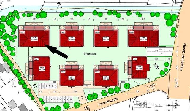2-Zi. -Wohnung, 70m² , Bürgervilla in Lingen-Laxten, EBK, Tiefgarage, Aufzug, Save the Energy A+, Erstbezug im Frühjahr 2027 - Foto 4
