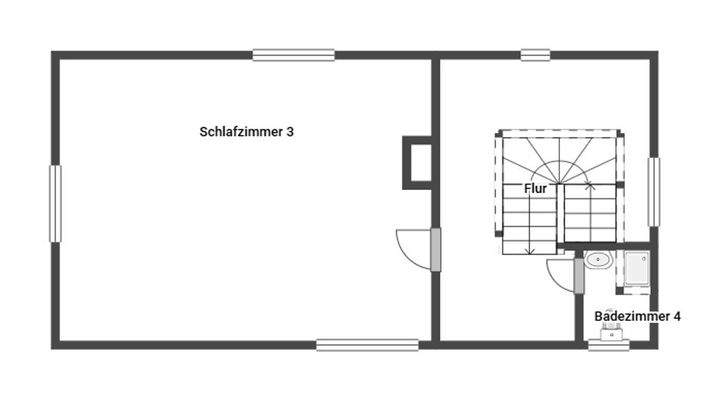 Grundriss Skizze 1.OG