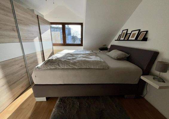 Schlafen im Dachgeschoss