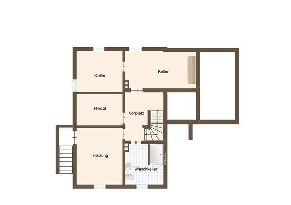 Skizze Kellergeschoss