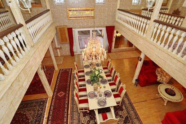 Blick von oben auf Halle 6