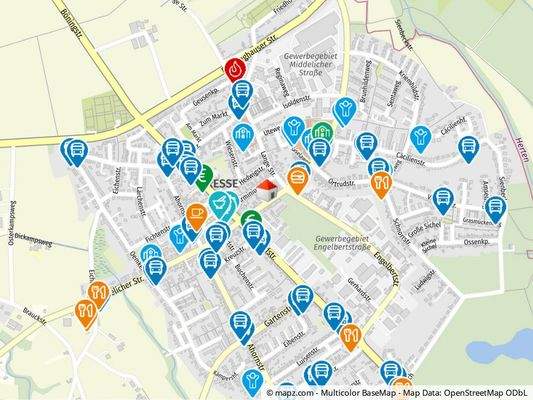 Geolyzer Kartenausschnitt