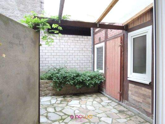 Wohnung EG, Terrasse im Hof