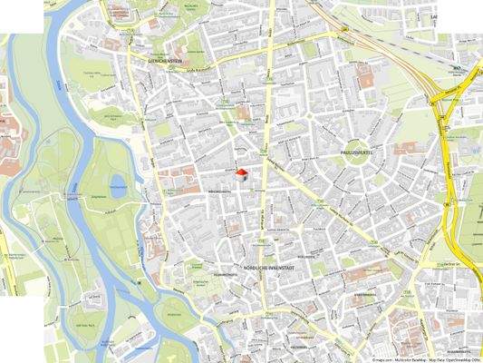 Geolyzer Kartenausschnitt