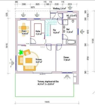 Grundriss Erdgeschoss