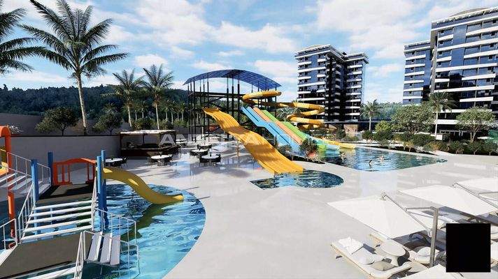 Luxury Apartments in a Complex with Hotel Amenities in Alanya