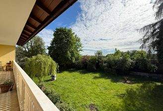 Aussicht vom Balkon