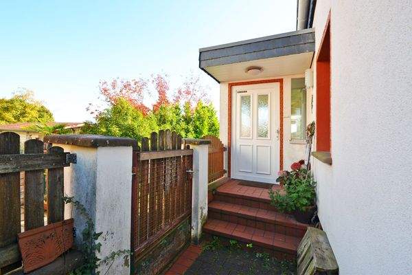 einladender Hauseingang