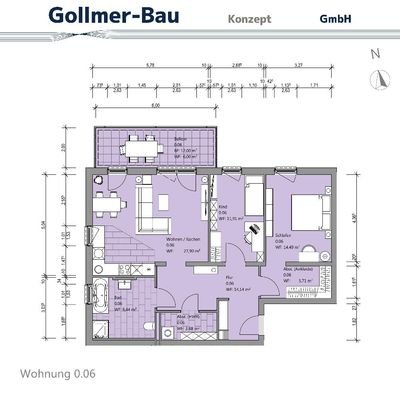 Grundriss Wohnung 0.06