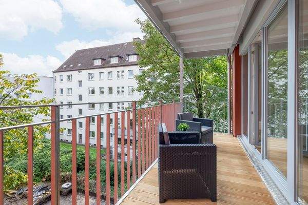 Absolut ruhige Lage & großer Balkon