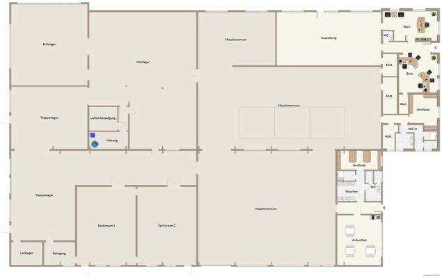 Hauptgebäude zzgl. Anbau