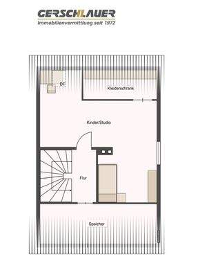 Grundriss Dachgeschoss schematisch