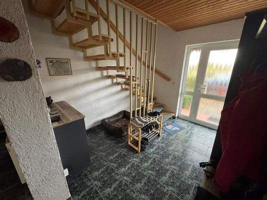 Flur, Treppenaufgang