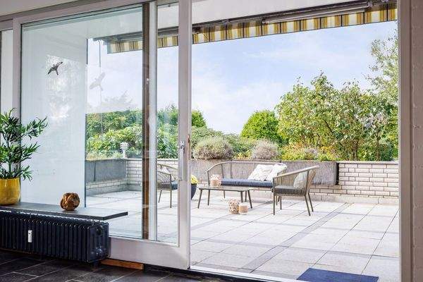 Blick auf die Terrasse