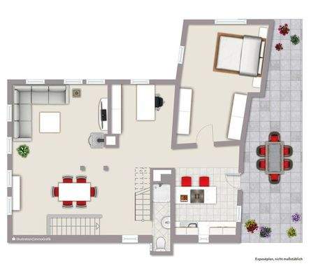 Grundriss Obergeschoss