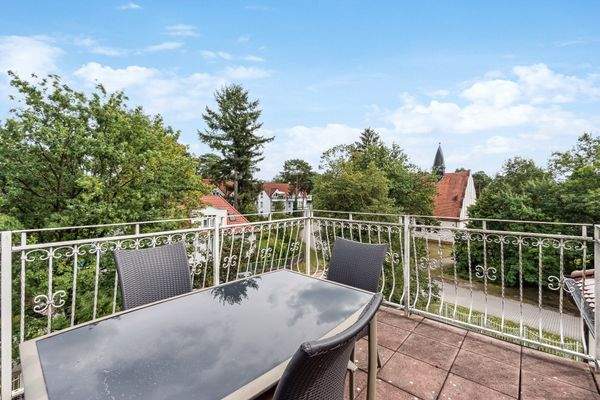 Balkonterrasse im Dachgeschoss