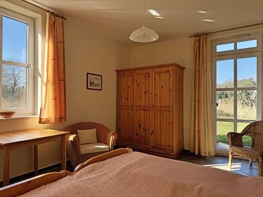 Schlafzimmer 1 im Erdgeschoss