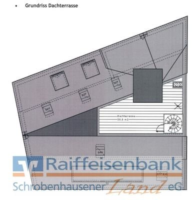 Grundriss Dachterrasse