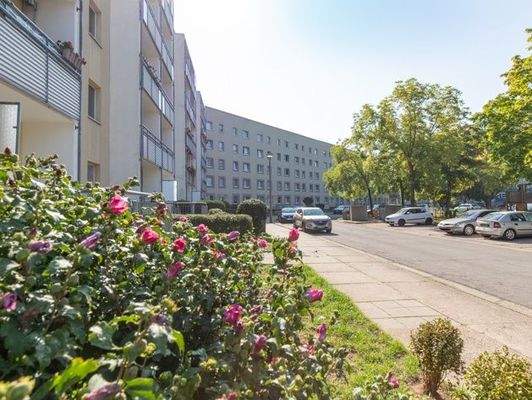 Ansicht Eingangsseite des Objektes