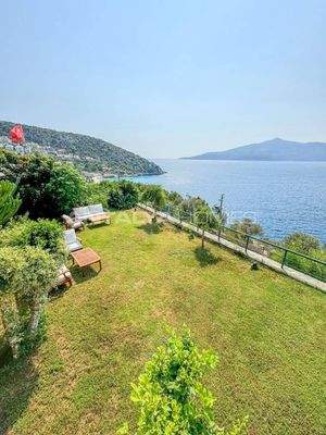 Detached Sea-View House with Private Beach in Kalkan Antalya