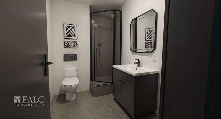 Badezimmer, Modern - (KI generiert)